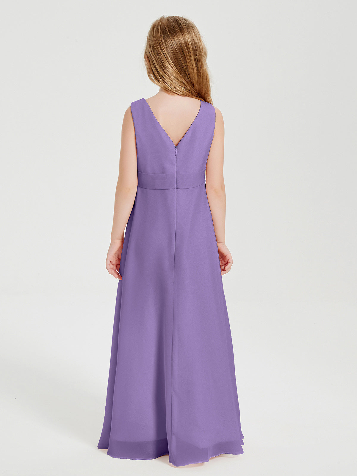 Boho Long Chiffon Bridesmaid Dresses Cascading Skirt Tahiti